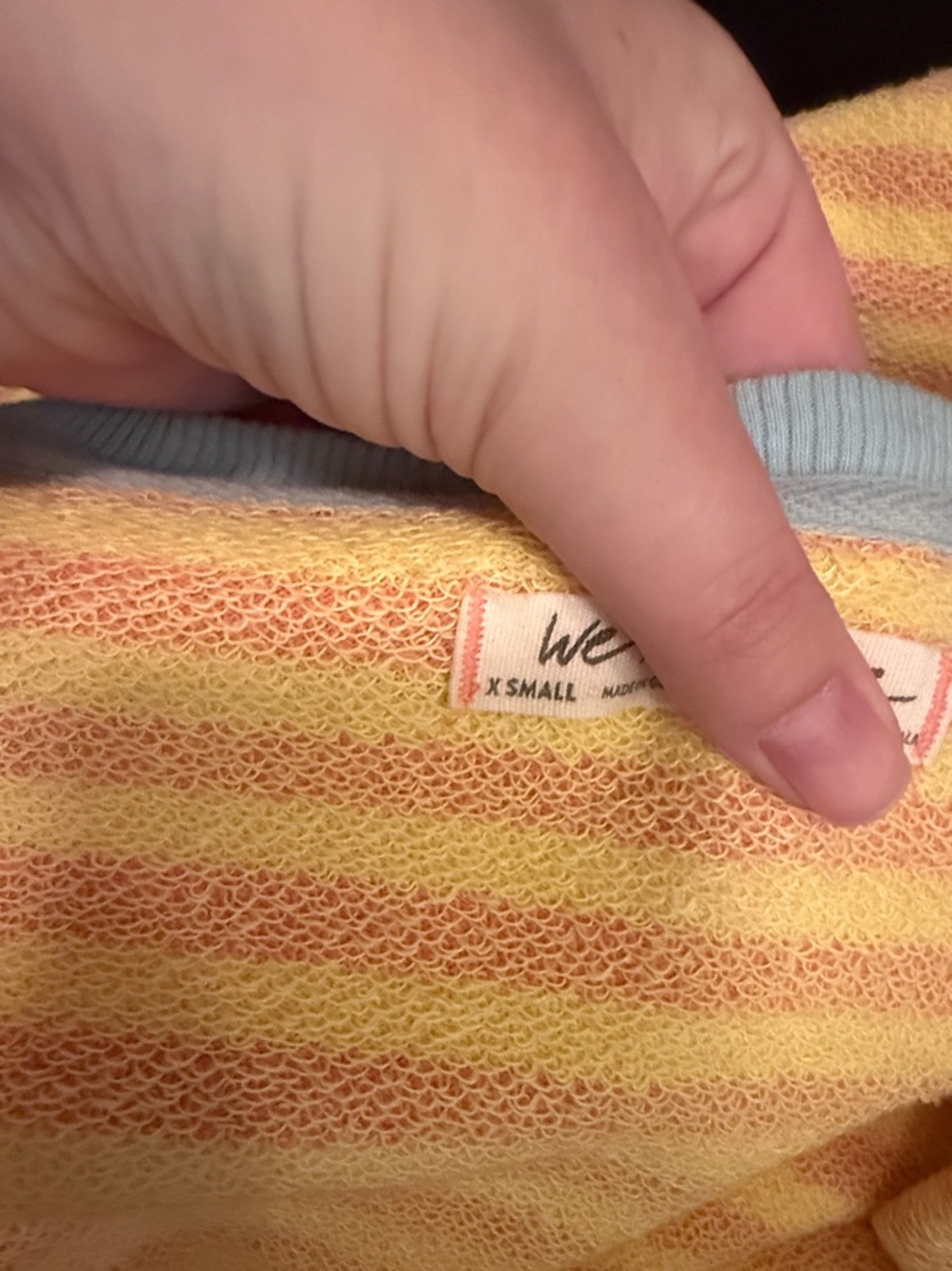Free People Sunset Stripe Relaxed Crewneck Sweatshirt - Picture 2 of 2